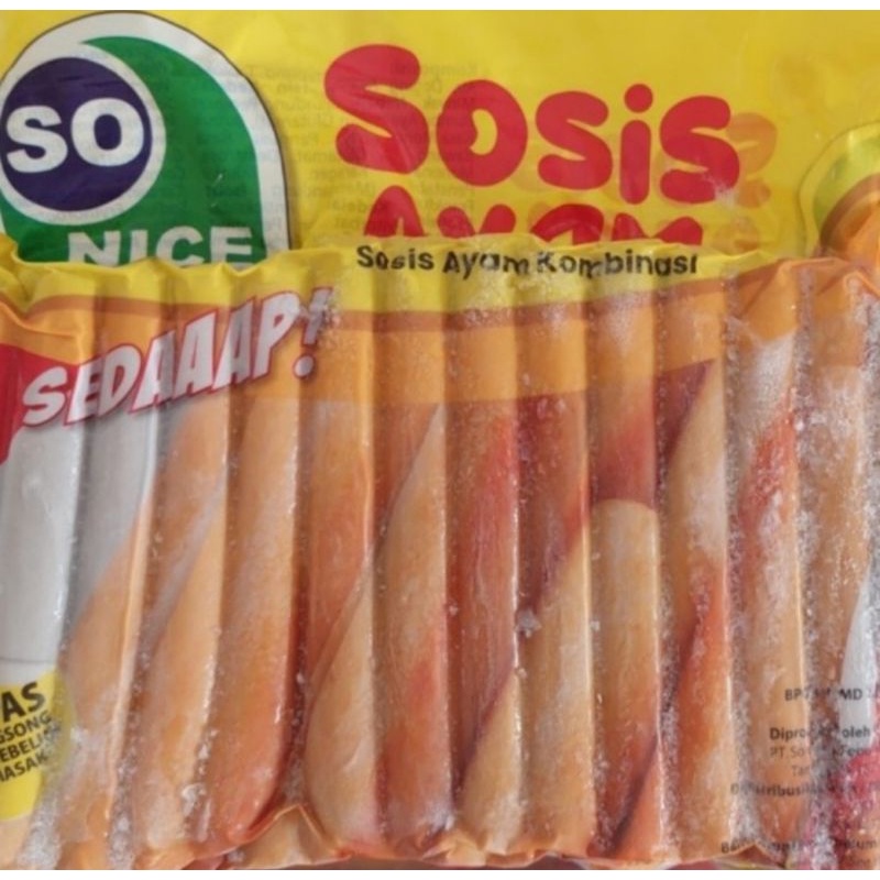 

Sosis So nice 1kg isi 40