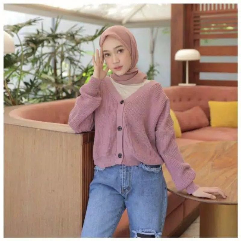 Wolly / Ellena Cardy Knit Outer Rajut 7get