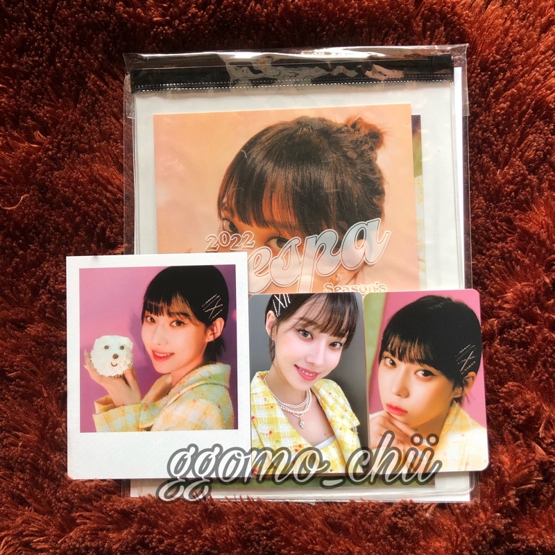 [Ready] Winter aespa photopack season greeting’s 2022 sg22 pp photocard pc fullset