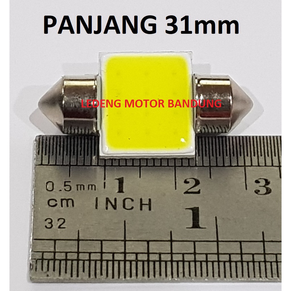 LED Plafon Cabin Mobil 31mm Interior Lampu COB Plasma Putih Terang