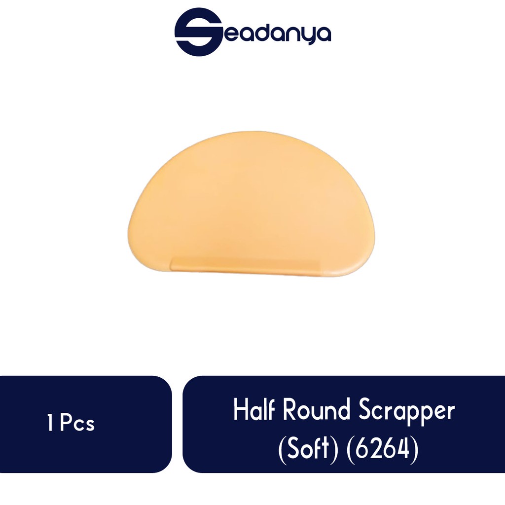 

Half Round Scrapper (Soft) (6264) -Scrapper/Spatula/Cake/Brownies/Scrapper Terlaris/Pp Arc Scrapper Termurah/Half Round