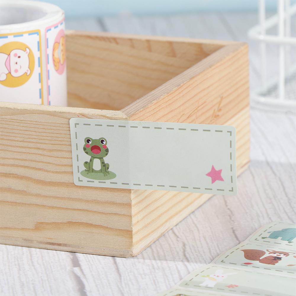 Top Self-Adhesive Stiker Untuk Bisnis Rumah Kartun Perlengkapan Sekolah Alat Tulis Counter Mark Sticker Maker