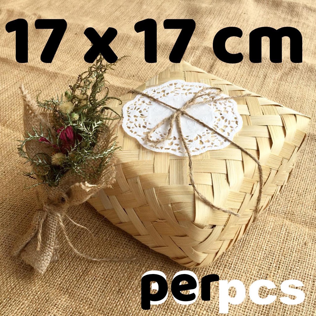 

Besek Pipiti Hampers 17x17 cm per pcs