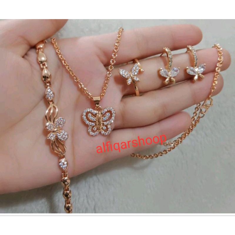 set kupu2 dewasa lapis emas 24k A-2926