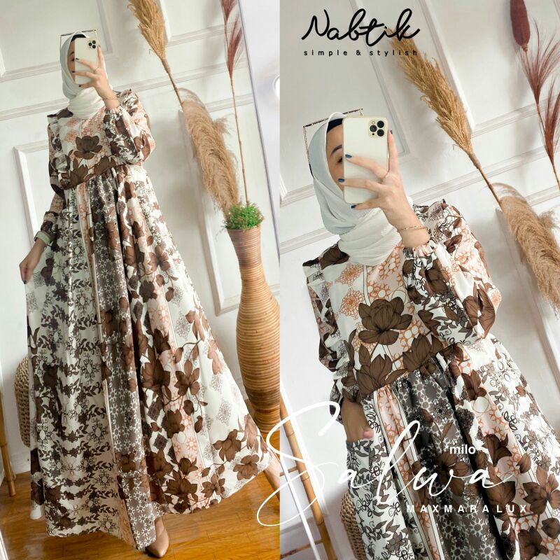 FELIA &amp; SALWA Maxi Dress Ori by Nabtik