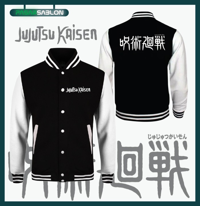 Jaket Baseball Varsity Jujutsu Kaisen Anime Manga