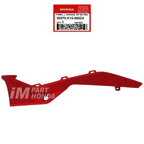 Panel L Shroud Kiri CB 150 R LED 2018 - 2020 Merah Dof 50275-K15-600ZA