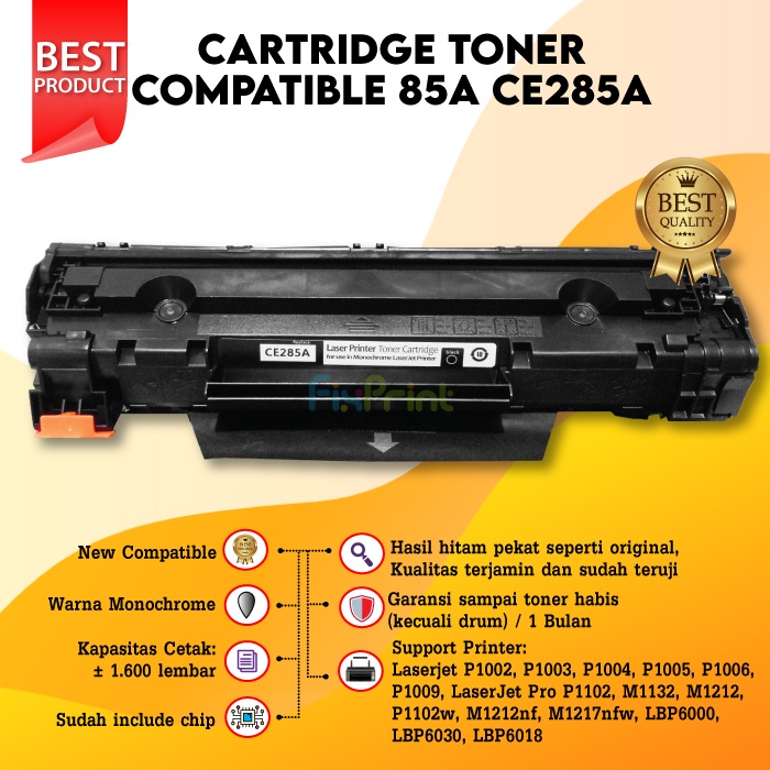 Tintaa Cartridge Toner HP CB435A 35A Printer Laserjet P1005 P1006 85a ce285a 36A CB436A