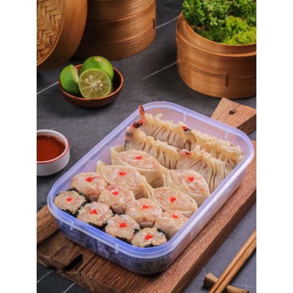 

Dimsum Mix isi 16 Frozen Halal