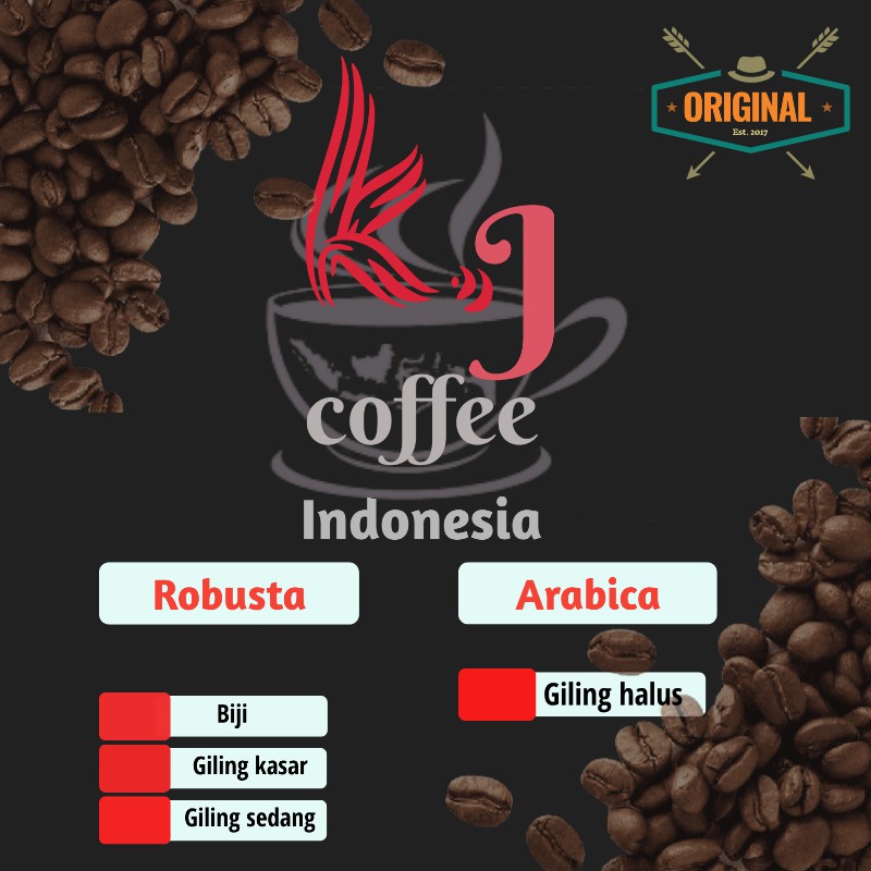 Biji kopi arabica coffee hous blend petik merah