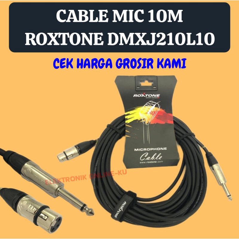 CABLE MIC 10M ROXTONE DMXJ210L10