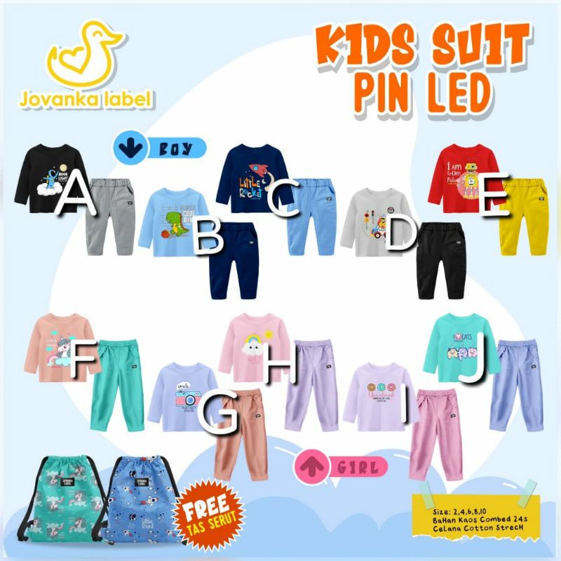 #SETELAN SUIT PIN LED JOVANKA
