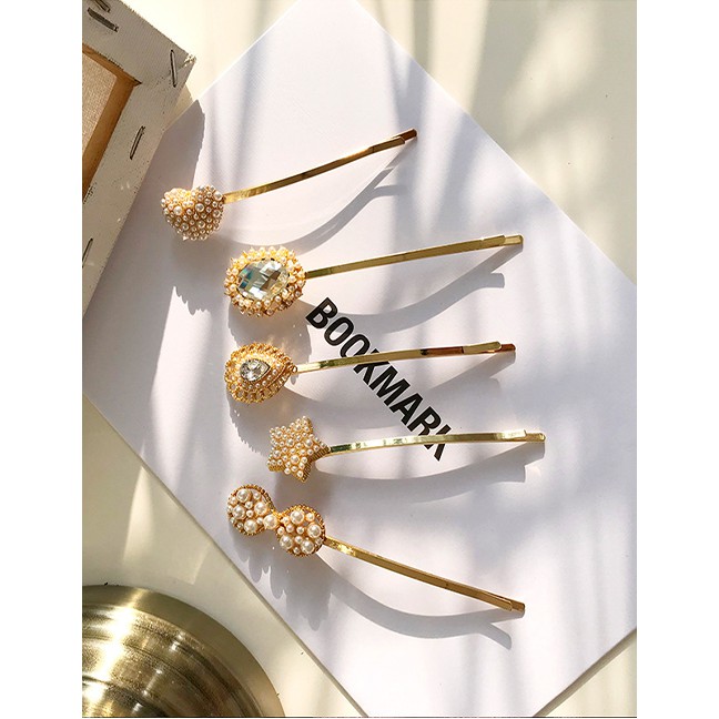 LRC Jepit Rambut Fashion Pearl Hairpin F6211X