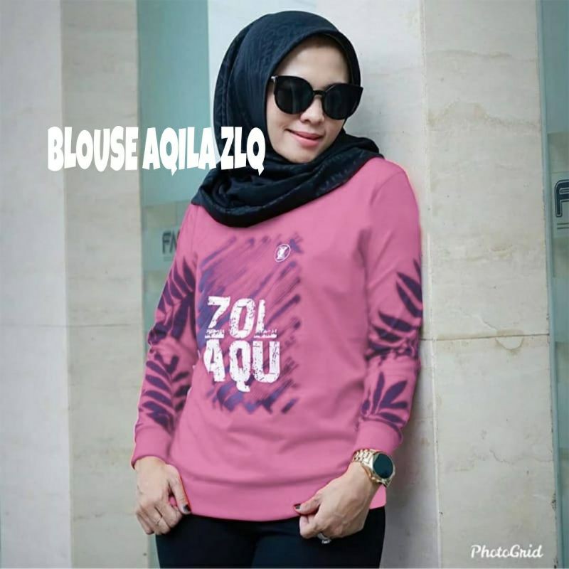 PCS BLOUSE AQILA ZLQ BABYTERRY BIGSIZE JUMBO PMS