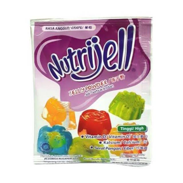 

Nutrijell - Jelly Powder - Rasa Anggur - 15gr