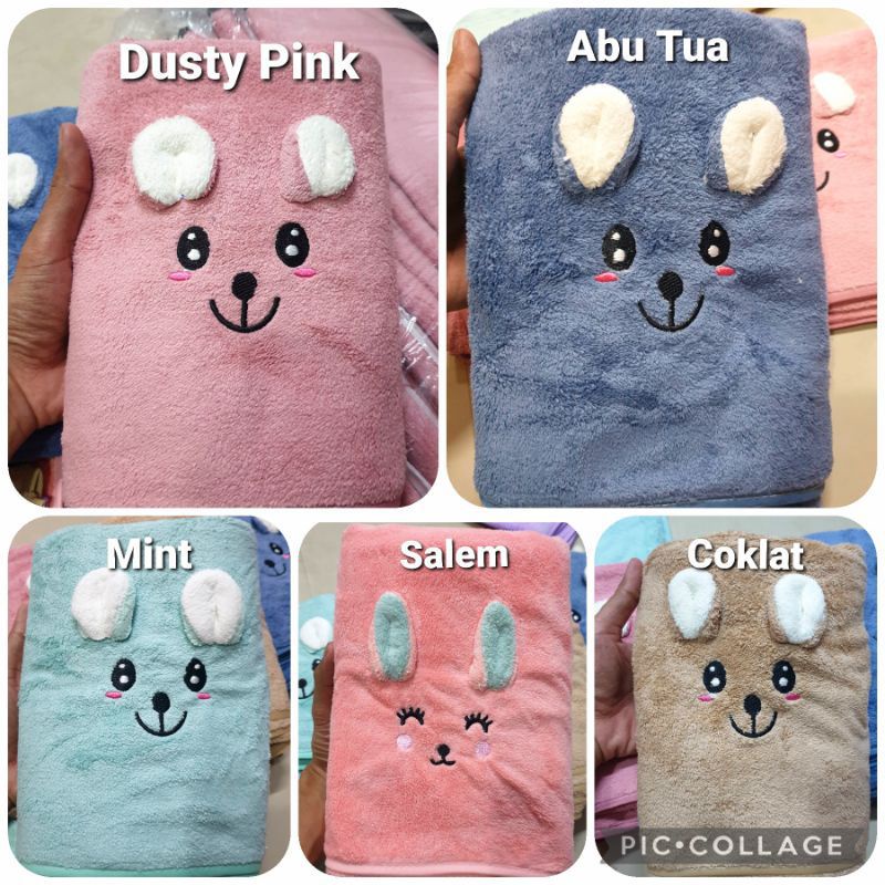 Handuk bayi lembut microfiber super