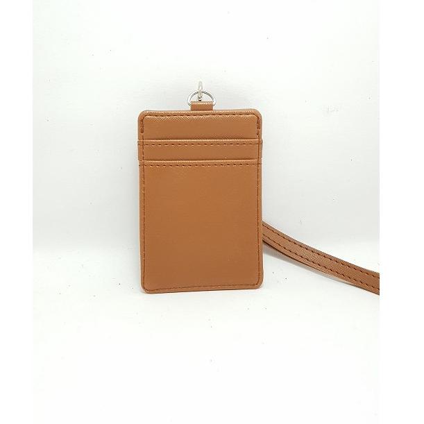 

[KODE PRODUK W0014] Name Tag ID Card Holder Kulit Lanyard Berkualitas PU Leather Lanyard NameTag ID