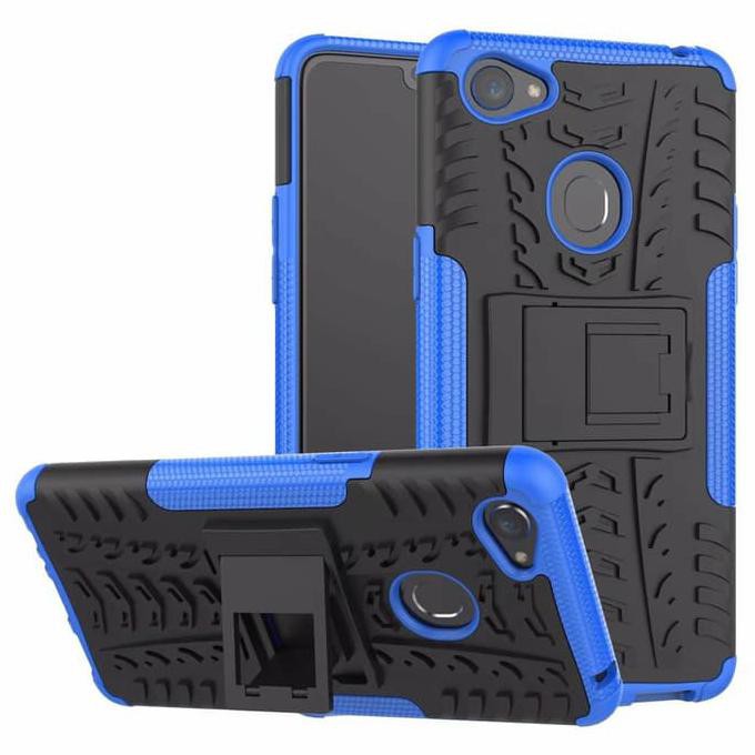 CASE OPPO F7 PRO PLUS YOUTH SOFT CASING COVER KICK STAND RUGGED ARMOR