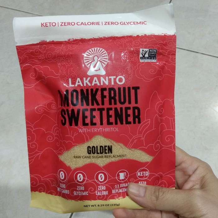 

Lakanto Monkfruit Sweetener with Erythritol Golden 8.29 oz 235 g