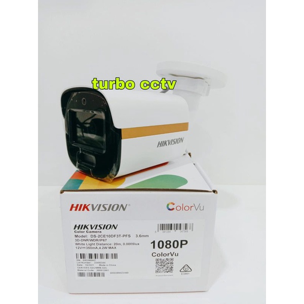 CCTV Hikvision Colorvu Audio DS-2CE10DF3T-PFS 2MP Outdoor