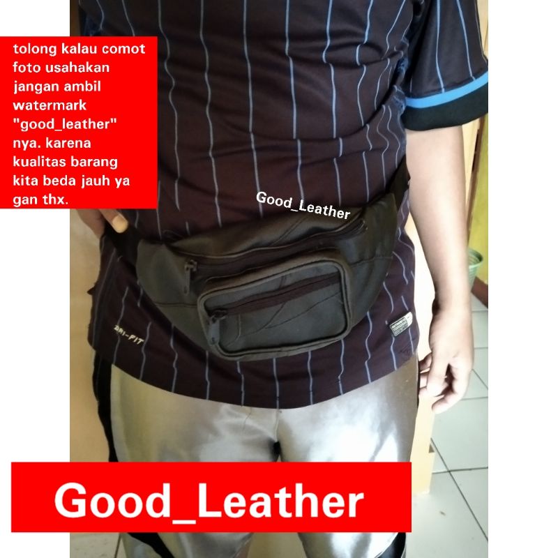 Waistbag Tas Selempang Kulit Asli Pria Original Bukan Imitasi