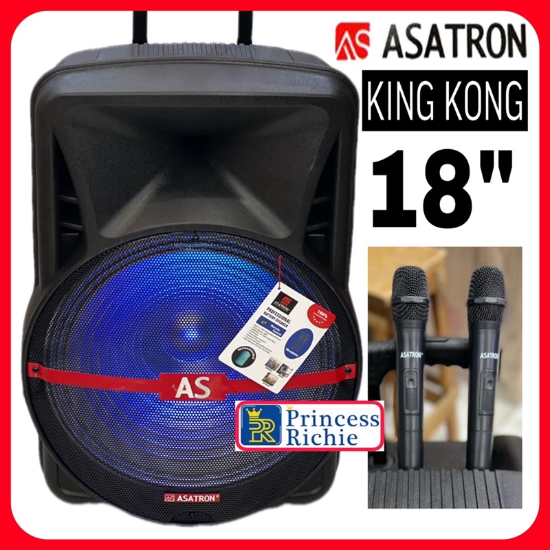 Speaker Meeting Asatron 18 inch King kong bluetooth