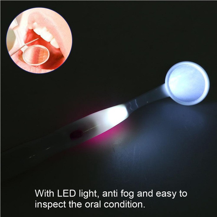 Alice dental kaca mulut lampu LED kacamulut gigi sinar tooth mirror oral