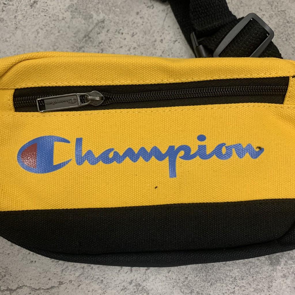 WAISTBAG CHAM LOGO C / IMPORT / TERMURAH / FIRST HAND