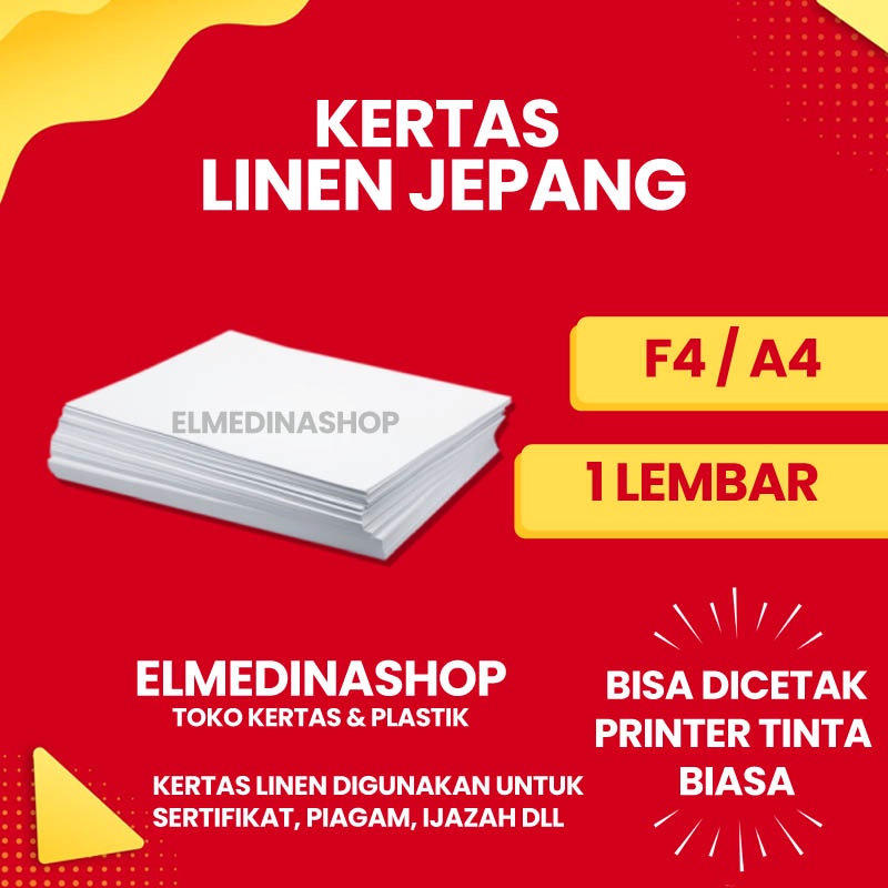 

1 Lembar Kertas Linen Jepang Untuk Sertifikat Ijazah Piagam Cover Buku Papercraft Kartu Nama Ucapan Undangan Kerajinan Tebal 220 Gsm Ukuran F4 A4