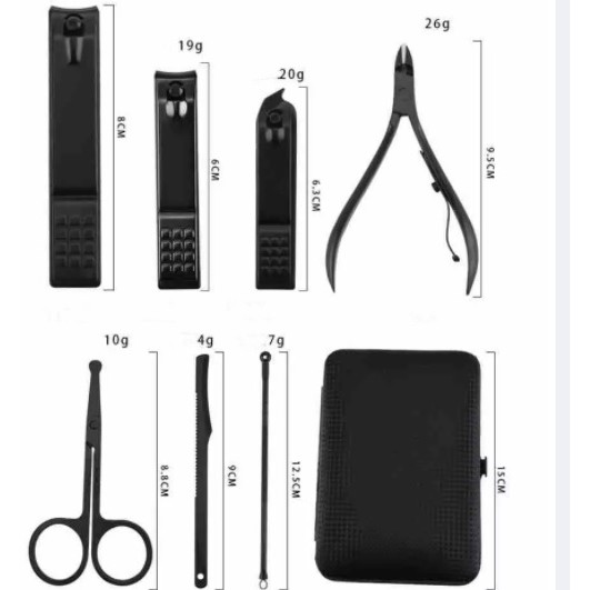 18 pcs Alat gunting kuku profesional pedicure manicure set CTG 007