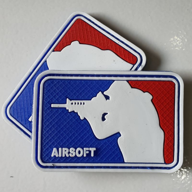 PATCH RUBBER LOGO AIRSOFT SNIPER/TEMPELAN EMBLEM KARET
