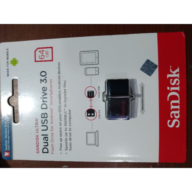 flash disk otg sandisk 64gb original