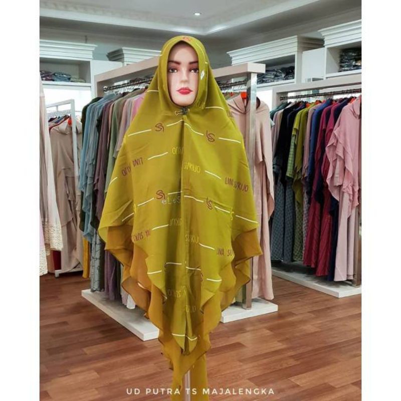 LINA SUKIJO / Khimar Printing eLeS / khimar printing eLeS / khimar printing premium / khimar elegan