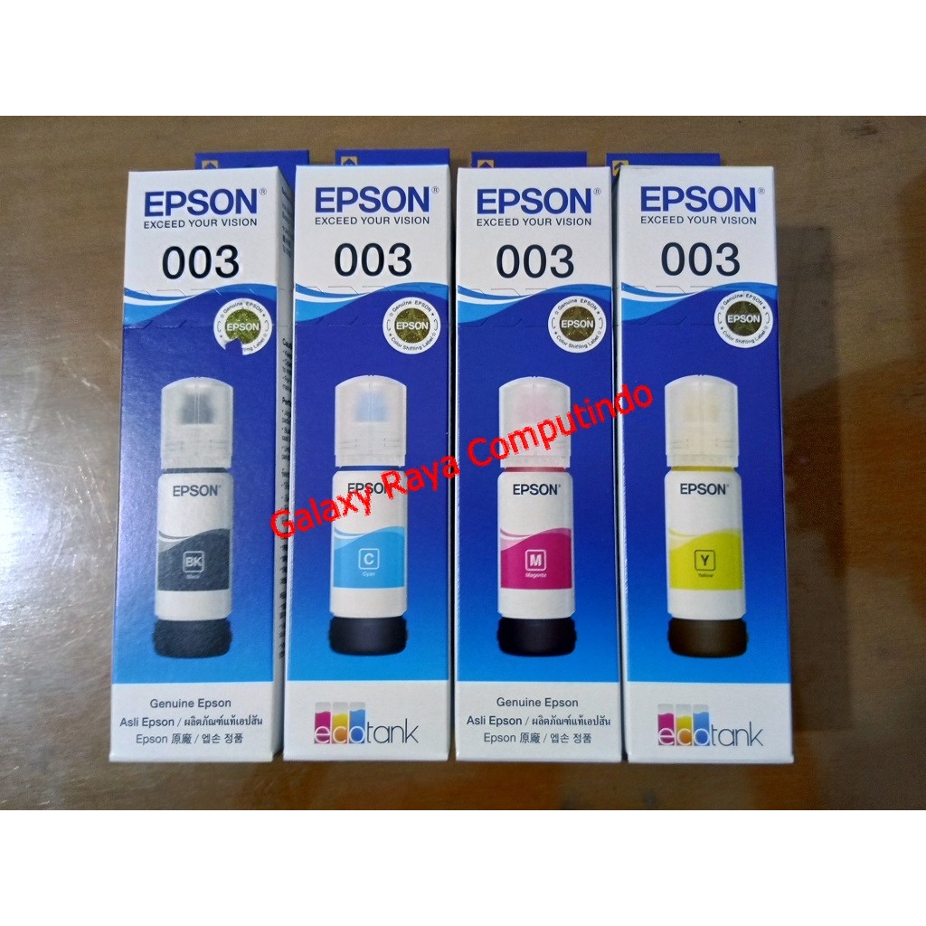 Jual Tinta Epson 003 Tinta Printer L3110 L3150 Indonesia|Shopee Indonesia