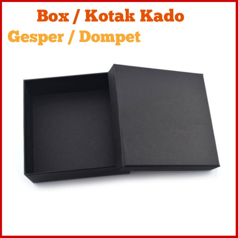 Kotak / Box Dus Polos untuk Kado ikat pinggang dan dompet