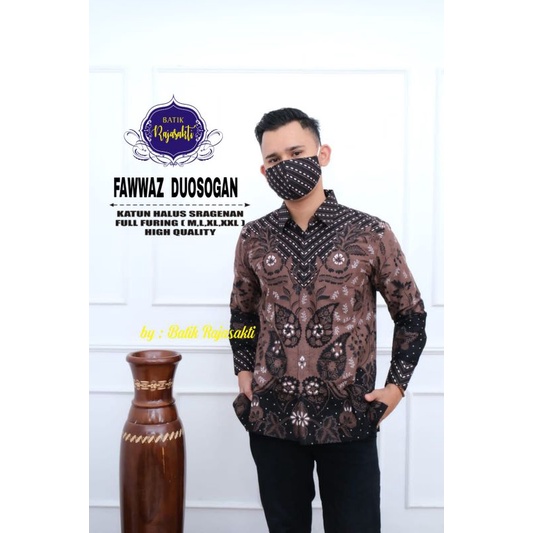 Batik Pria Lengan Panjang Batik Pria Slimfit Mewah Batik Pria Modern Batik Modern Pria Batik Panjang