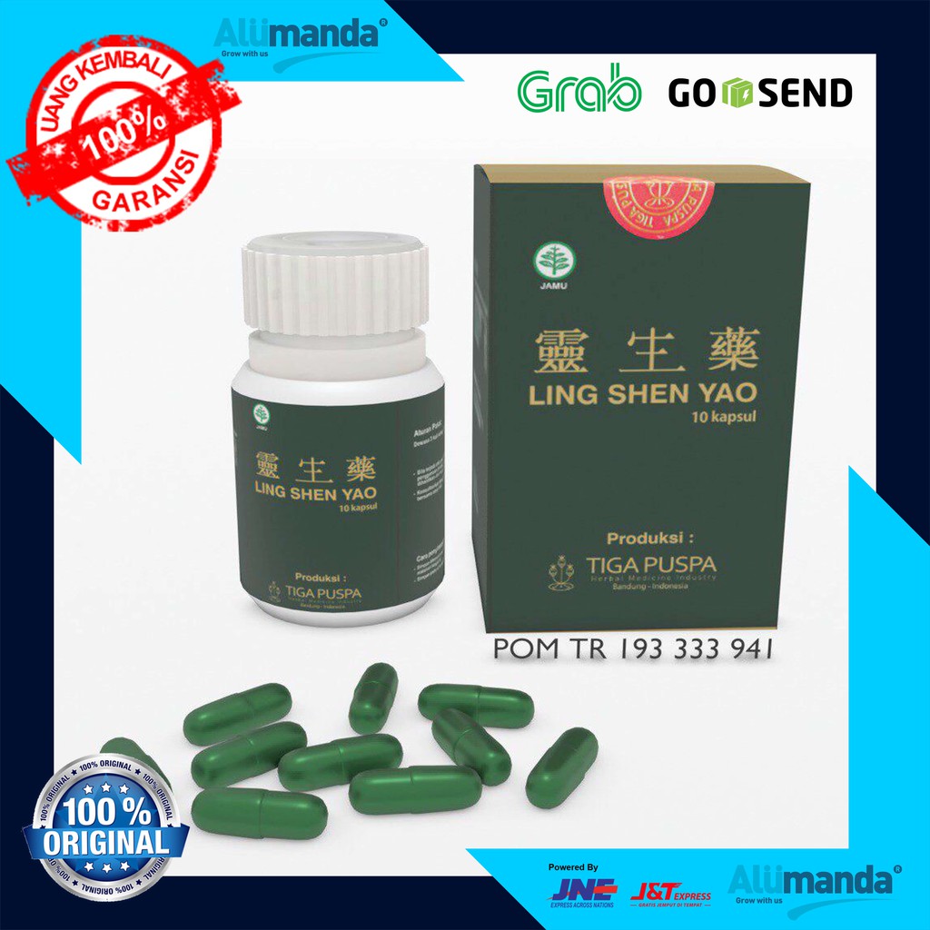 LING SHEN YAO KAPSUL - Obat Herbal Kanker - Kista - Diabetes - LINGSHENYAO Jaminan ORIGINAL per BOX-7