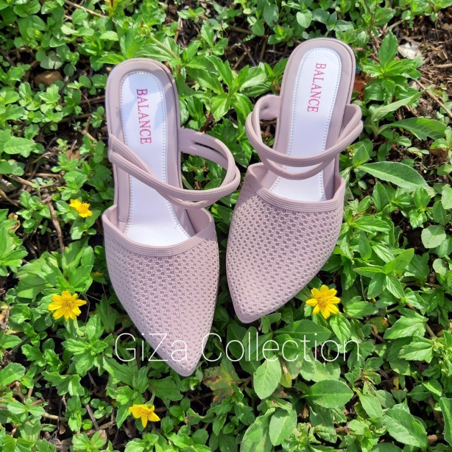 Sandal Wedges Wanita - Sepatu Wedges Jelly Karet Wanita Balance 701