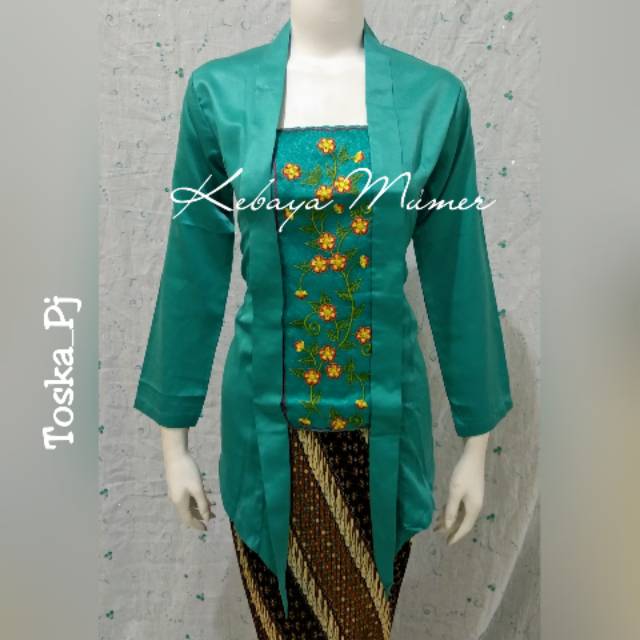 Kebaya Velvet. Kebaya Encim Toska. Kebaya Murah. Kebaya kutubaru. Kebaya Bordir. Kebaya Jadi