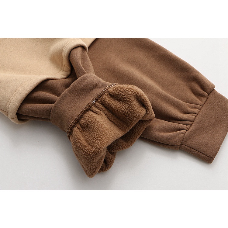 COD | PANDA COMBY SWEATER HOODIE KARAKTER BEAR MATT FLEECE TEBAL OUTERWEAR REMAJA WANITA