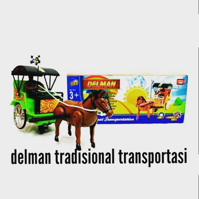 Mainan anak Delman Alat Tradisional  Transportation