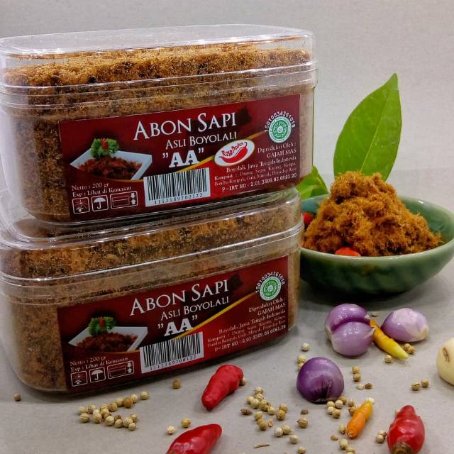 

Abon sapi pedas asli boyolali 200 gram