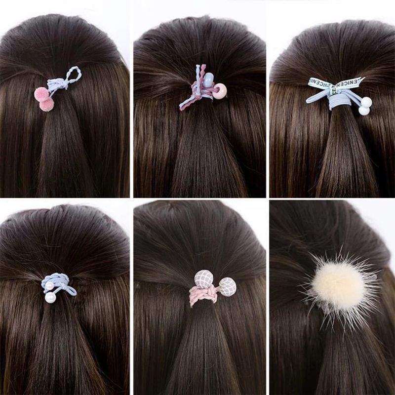 (P) Ikat Rambut 1Set / Fashion Hair bands Korean Style / ikat rambut ala Korea / karet fashion