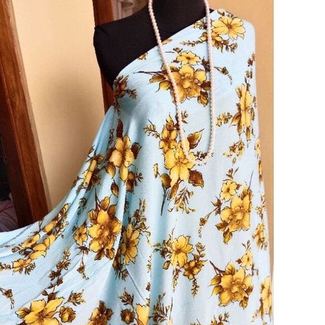 Promo kain  Rayon motif Per 0,5meter bahan daster pajamas gamis dress lbr 150cm