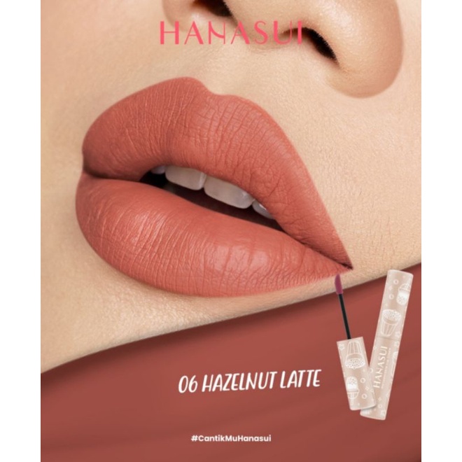 HANASUI MATTEDORABLE LIPCREAM BOBA / Hanasui Lip Cream Boba Series