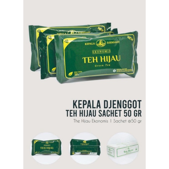 

Kepala jenggot teh hijau sachet 50 gram bubuk(daun)