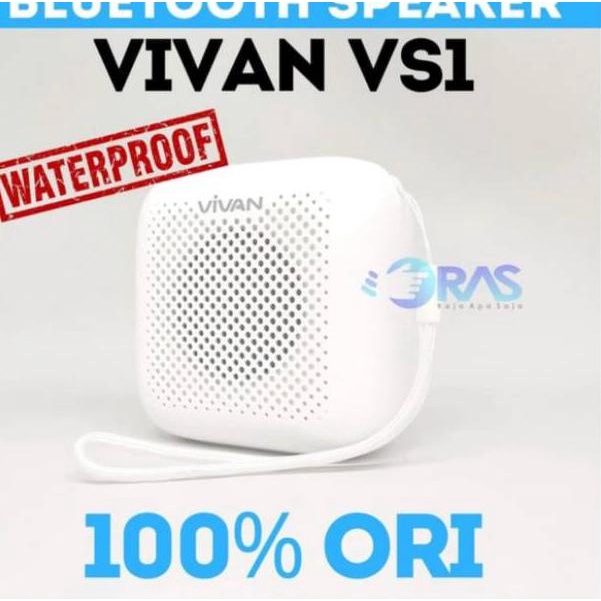 Vivan Vs1 Speaker Bluetooth Vivan Vs1 Waterproof  Extrabass Speaker Vivan Vs1 - SC G27Q