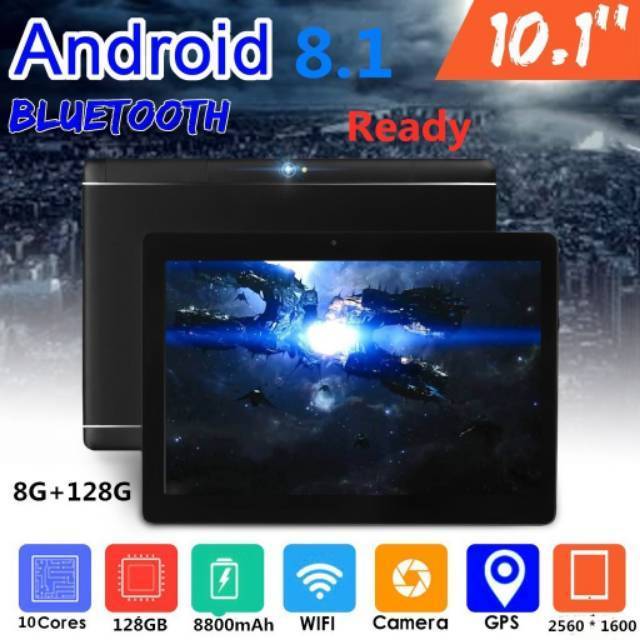 TABLET PC 8GB 128GB ZNIFER BISA ZOOM CLASSROOM RAM 8GB 128GB HSDPA 4G DUAL SIM NEW 10 INCH ZNIFER