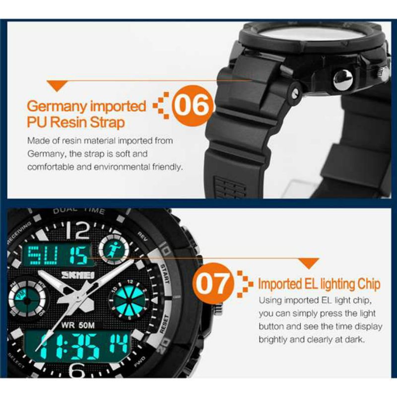 [ GRATIS KOTAK BOX JAM ] SKMEI Jam Tangan Anak Anti Air Cocok Buat Kado - AD1060