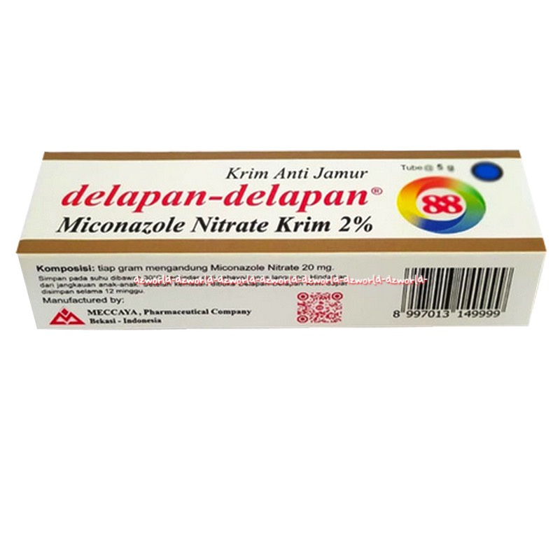 88 Delapan Delapan Miconazole Nitrate Krim 2% Krim Anti Jamur Salep